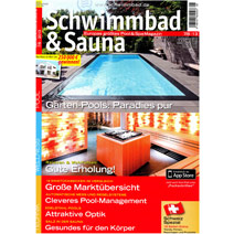 Poolgestaltung in Schwimmbad-Zeitschrift
