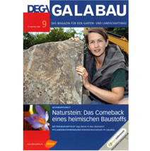 Projektvorstellung in Heft 09 der Zeitschrift DEGA GALABAU