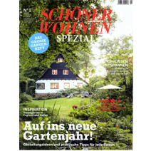 Garten in Grün und Weiß in Schöner Wohnen Spezial